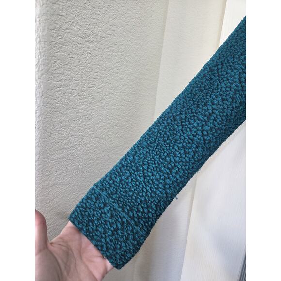 Eva Varro Teal Barcelona Handcrafted Zipper Jacket, Small - Picture 5 of 13